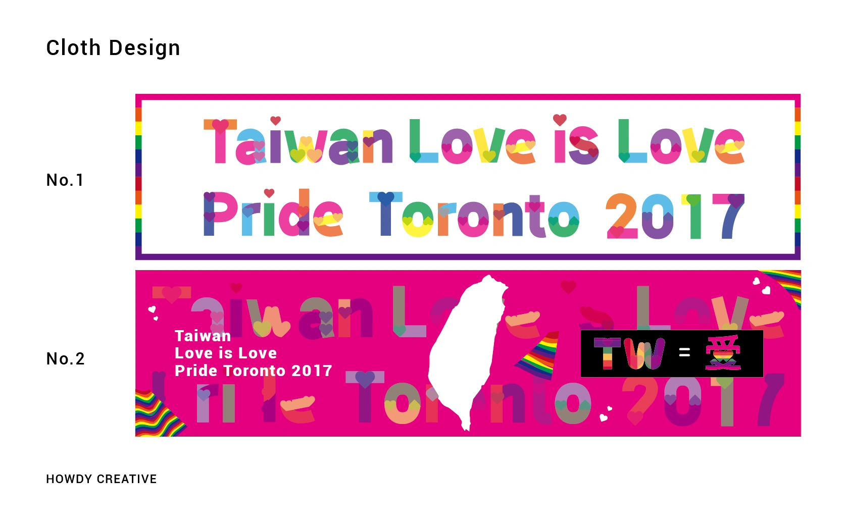 Taiwan TO Pride Toronto 2017_Design同志遊行視覺設計