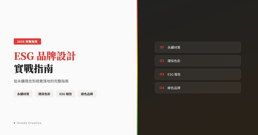 ESG 永續品牌完整指南