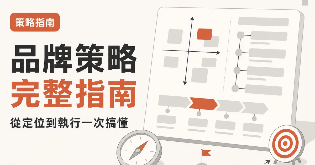 品牌策略完整指南｜從定位到執行一次搞懂