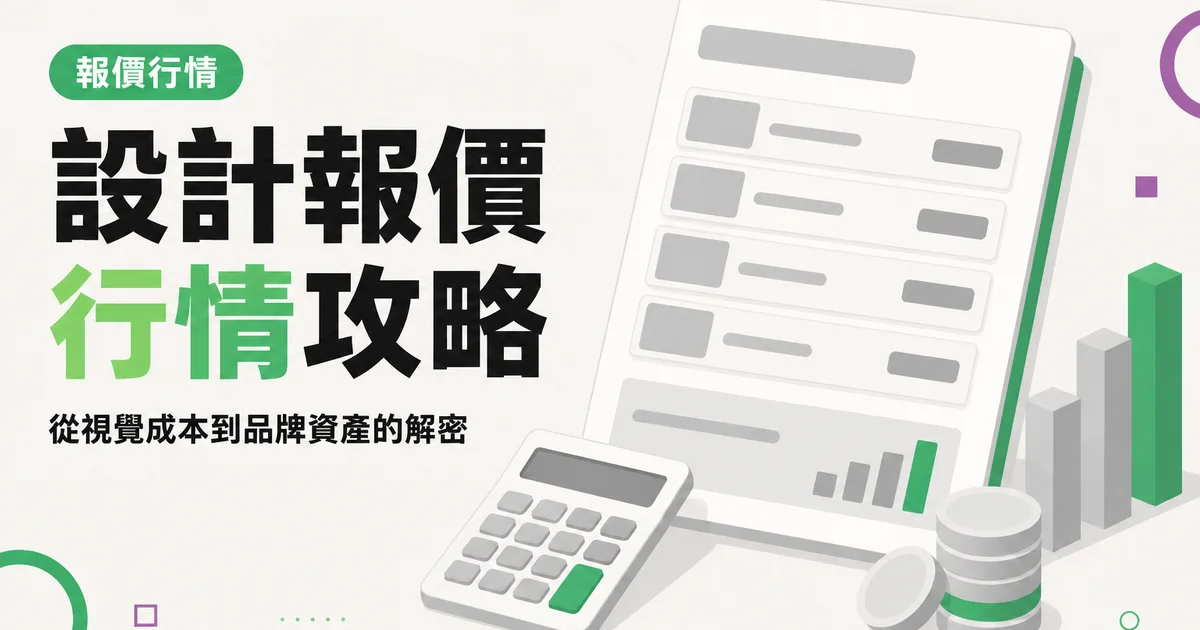 設計報價行情攻略｜從視覺成本到品牌資產的解密