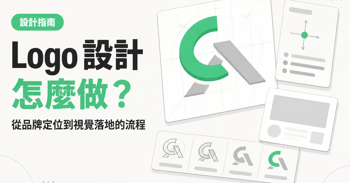 Logo 設計怎麼做？｜從品牌定位到視覺落地的流程
